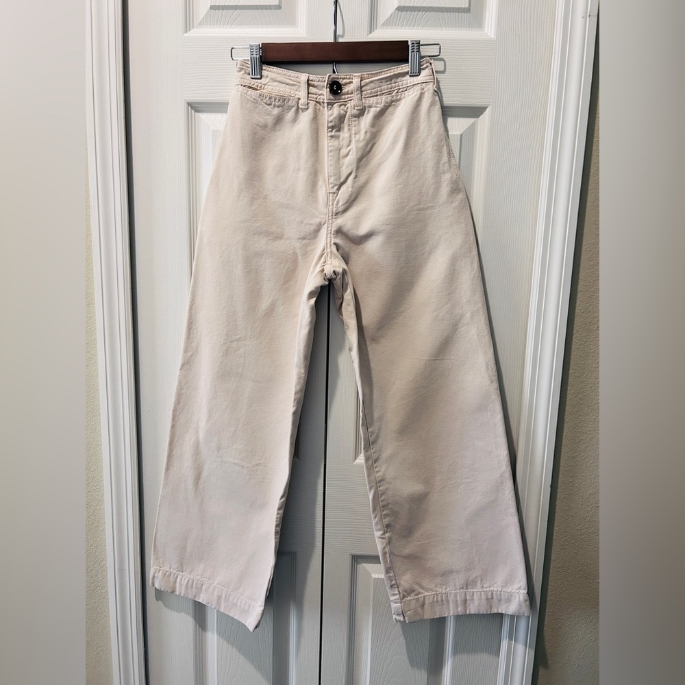 We The Free Cream Flare & Wide Leg Jeans